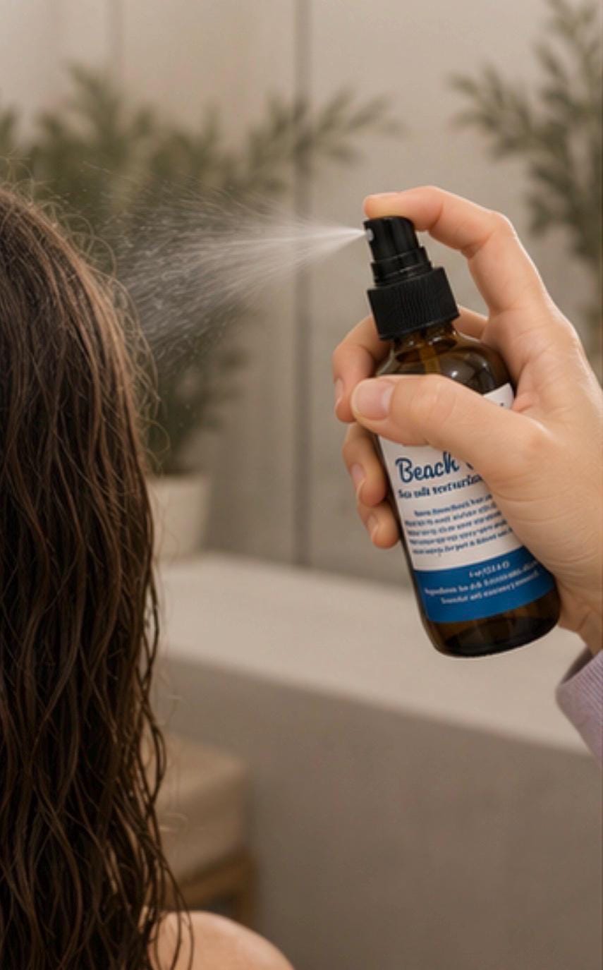 Sea Salt Hair Spray product photo from Maggie's Farm & Aromatics Etsy listing