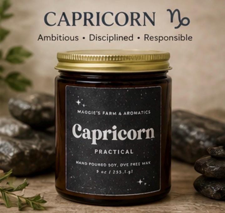 Candle Zodiac Sign Astrology Horoscope Star Sign Soy Wax Candle Personalized Zodiac Candle Birthday Astrology Gift