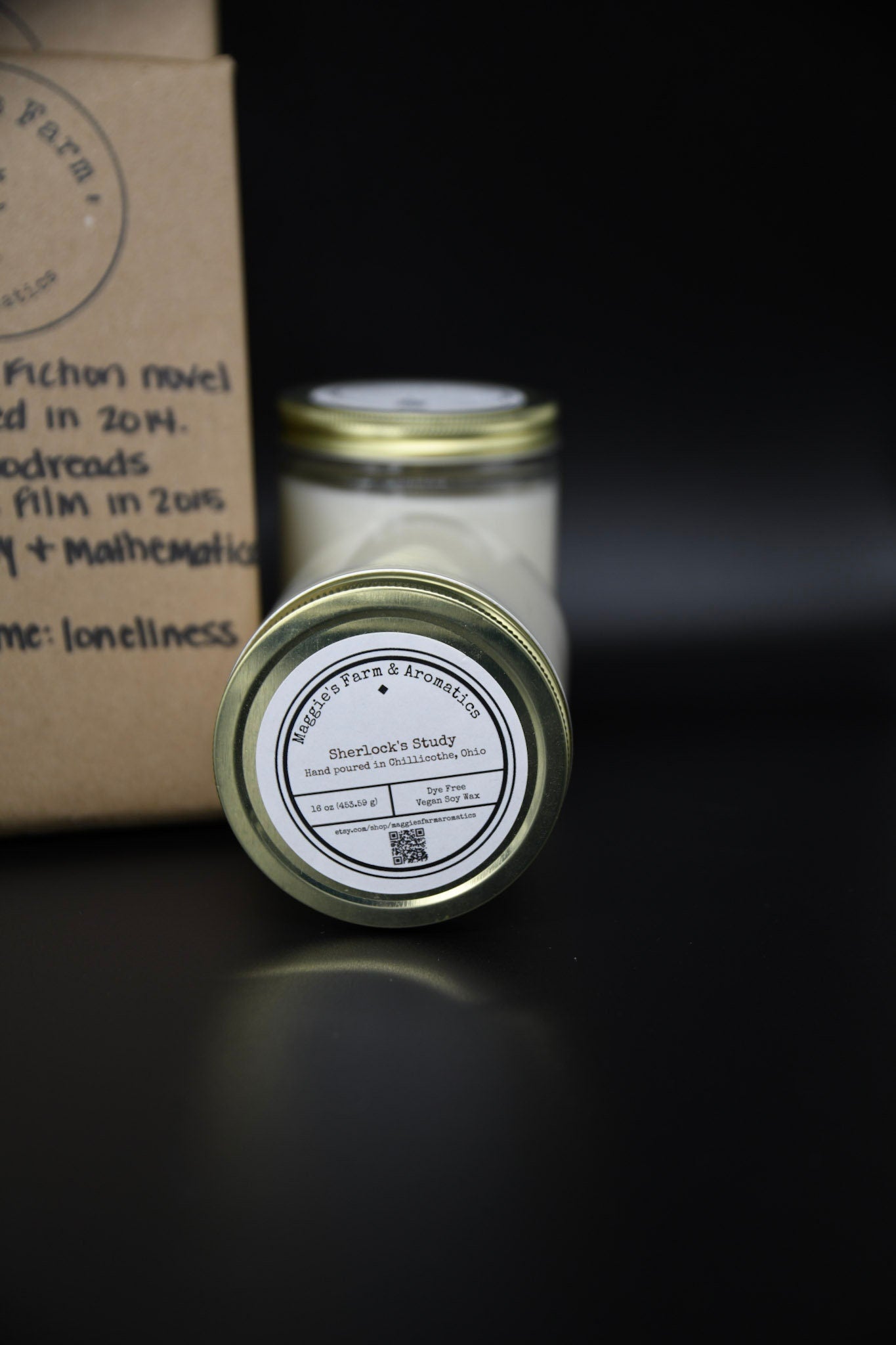 Blind Book & Soy Candle Gift Set