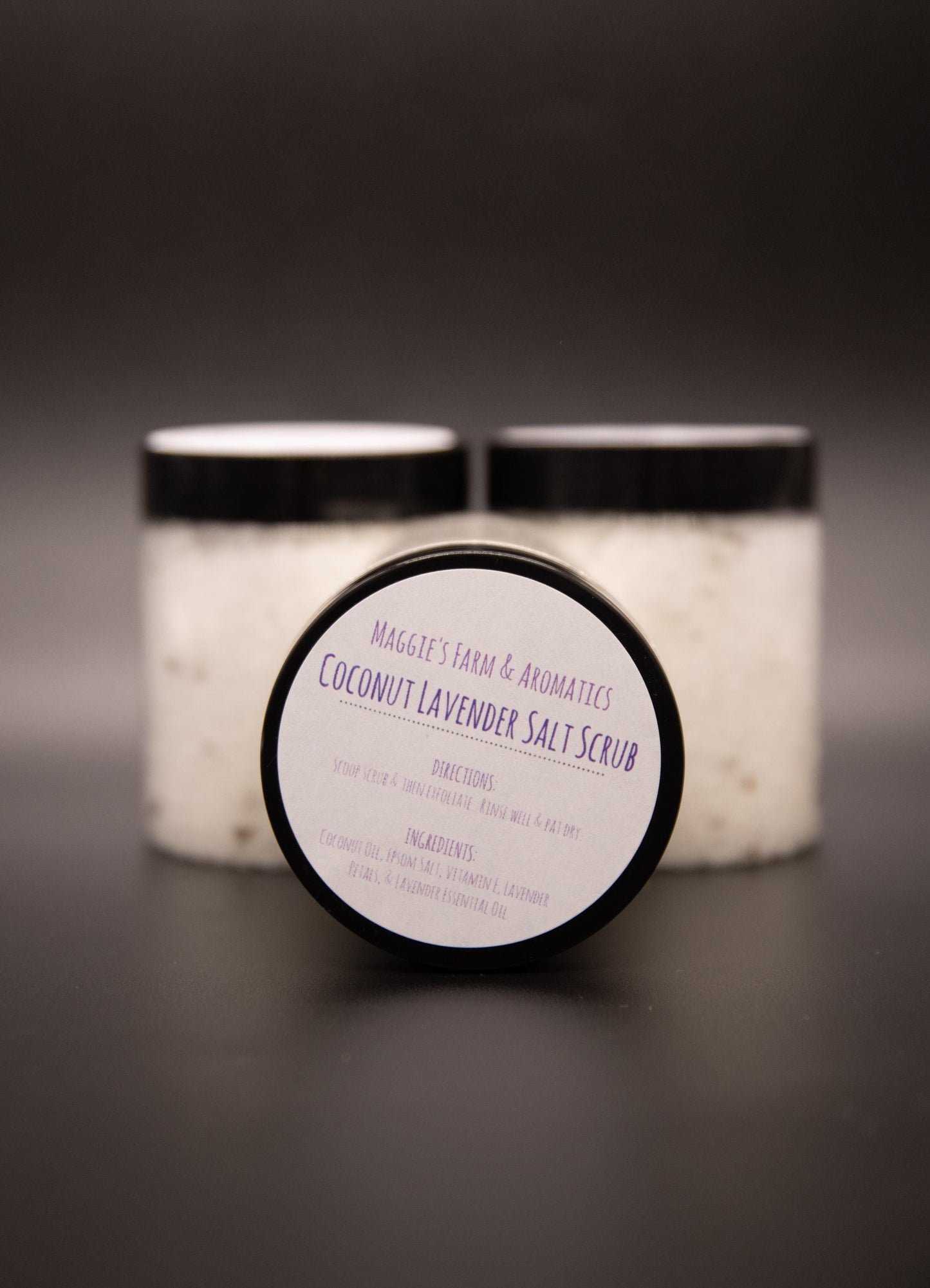 Lavender Coconut Salt Scrub