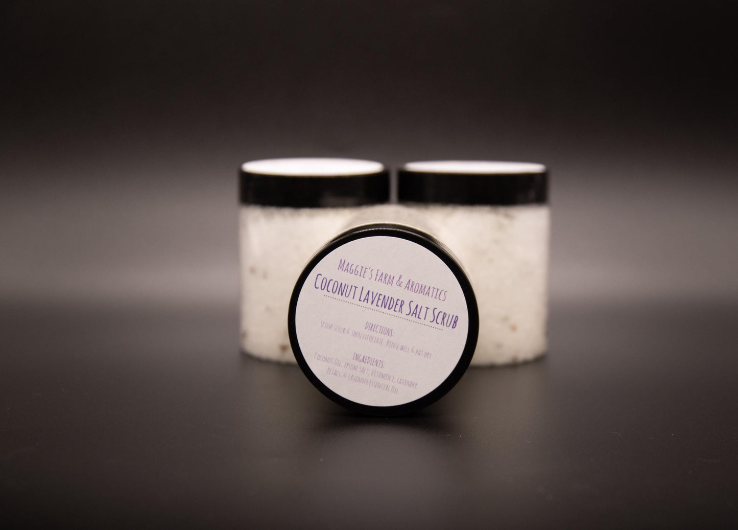 Lavender Coconut Salt Scrub
