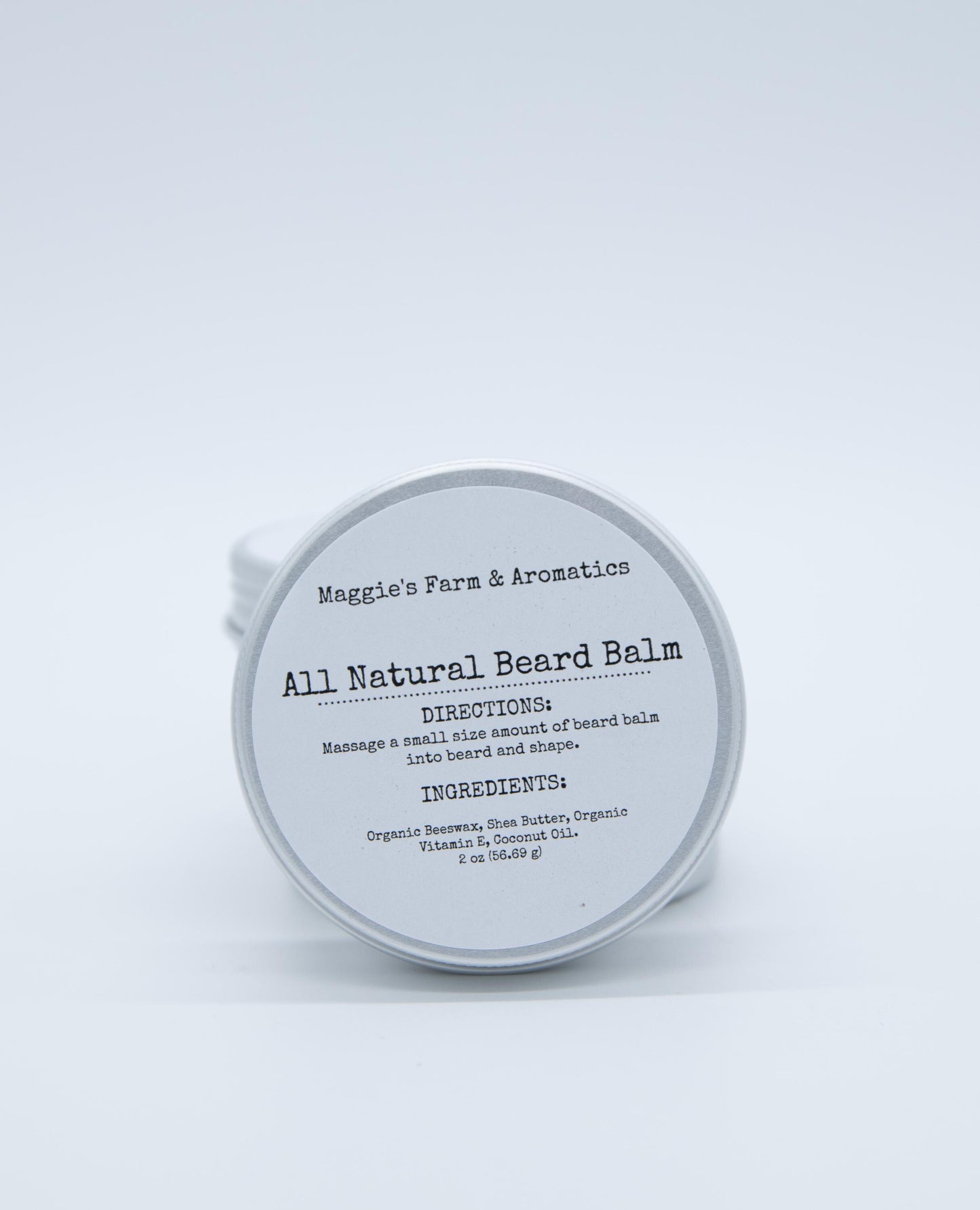 Beard Balm product photo from Maggie's Farm & Aromatics Etsy listing