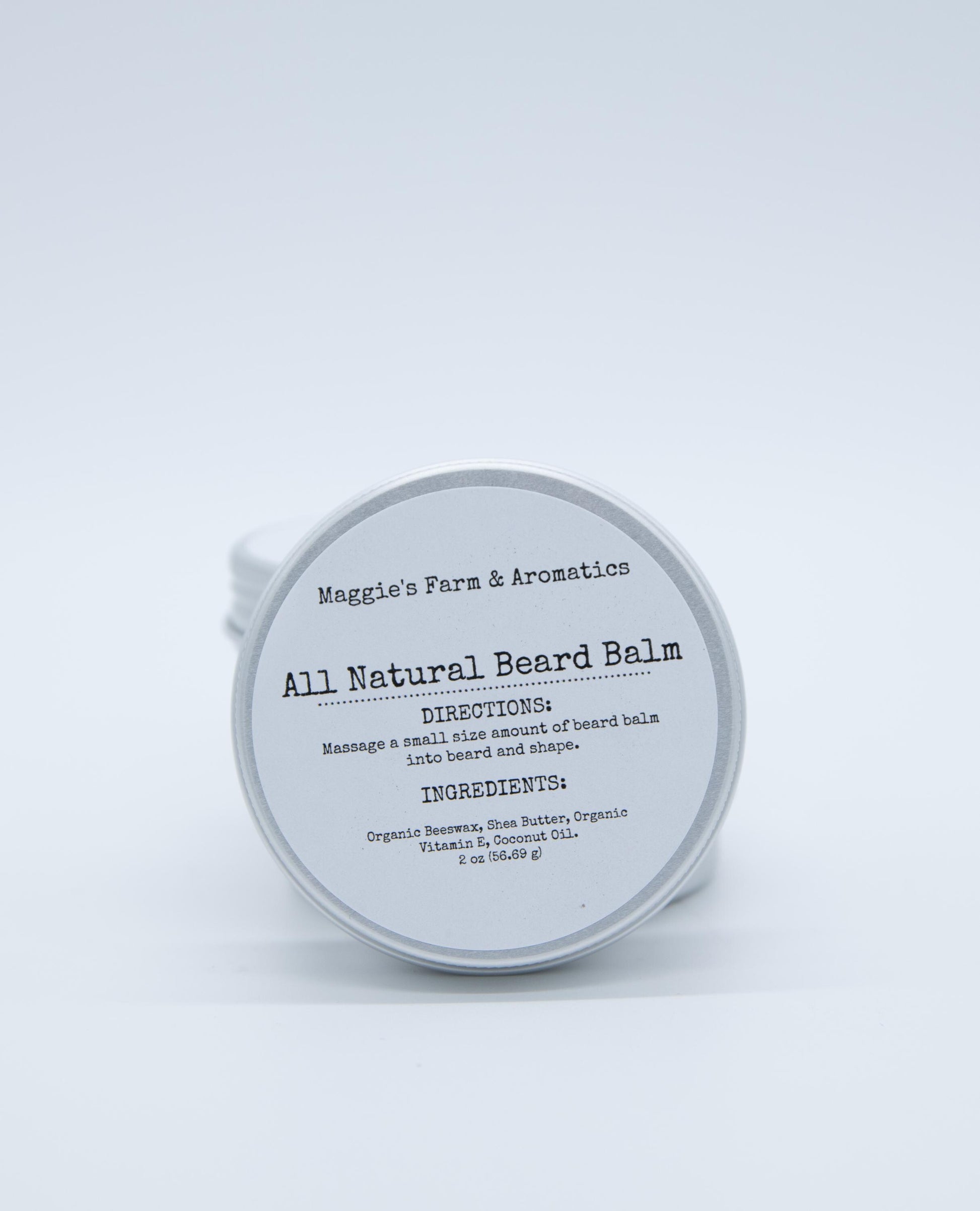 Beard Balm product photo from Maggie's Farm & Aromatics Etsy listing