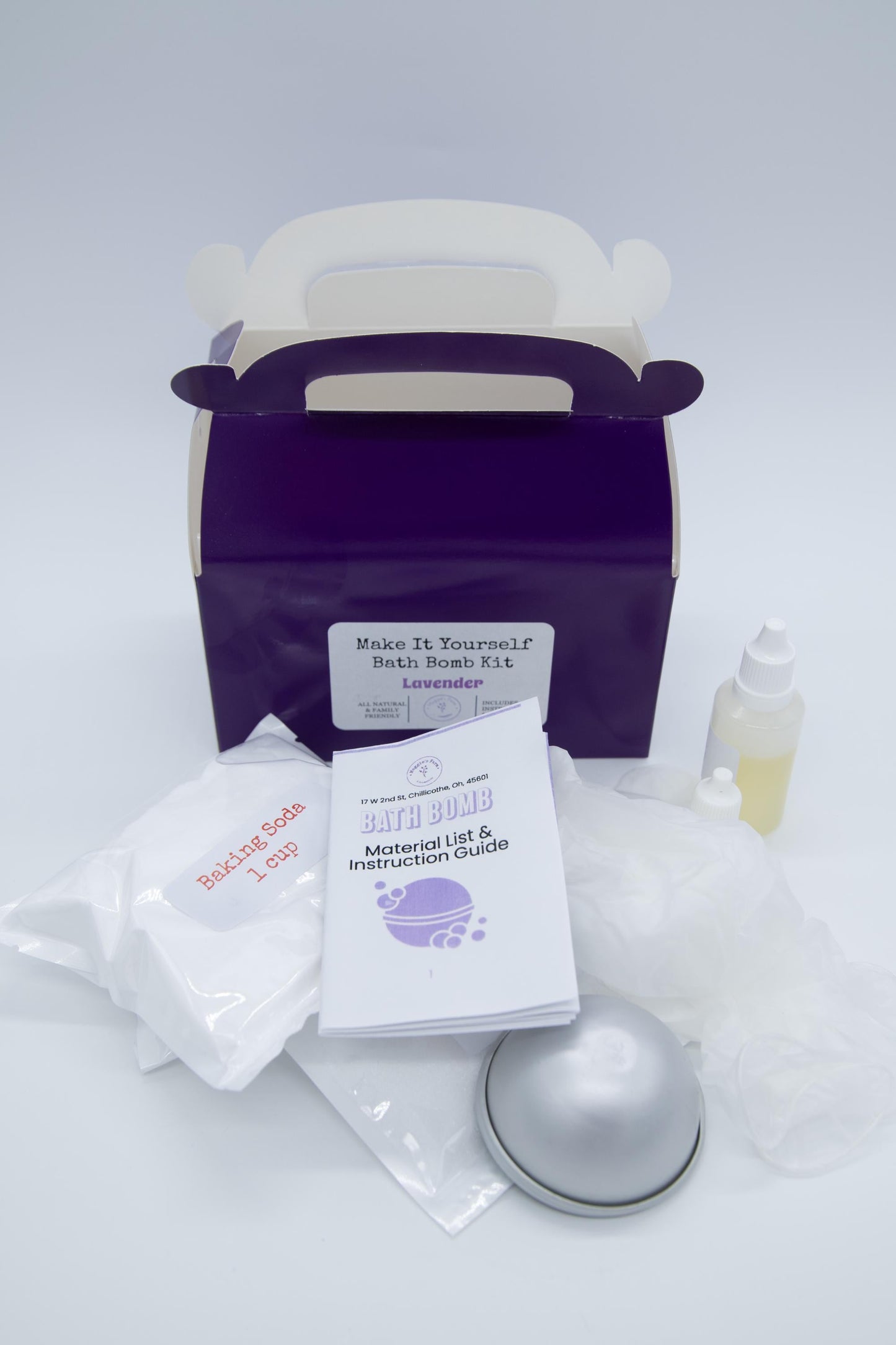DIY Bath Bomb Kit product photo from Maggie's Farm & Aromatics Etsy listing