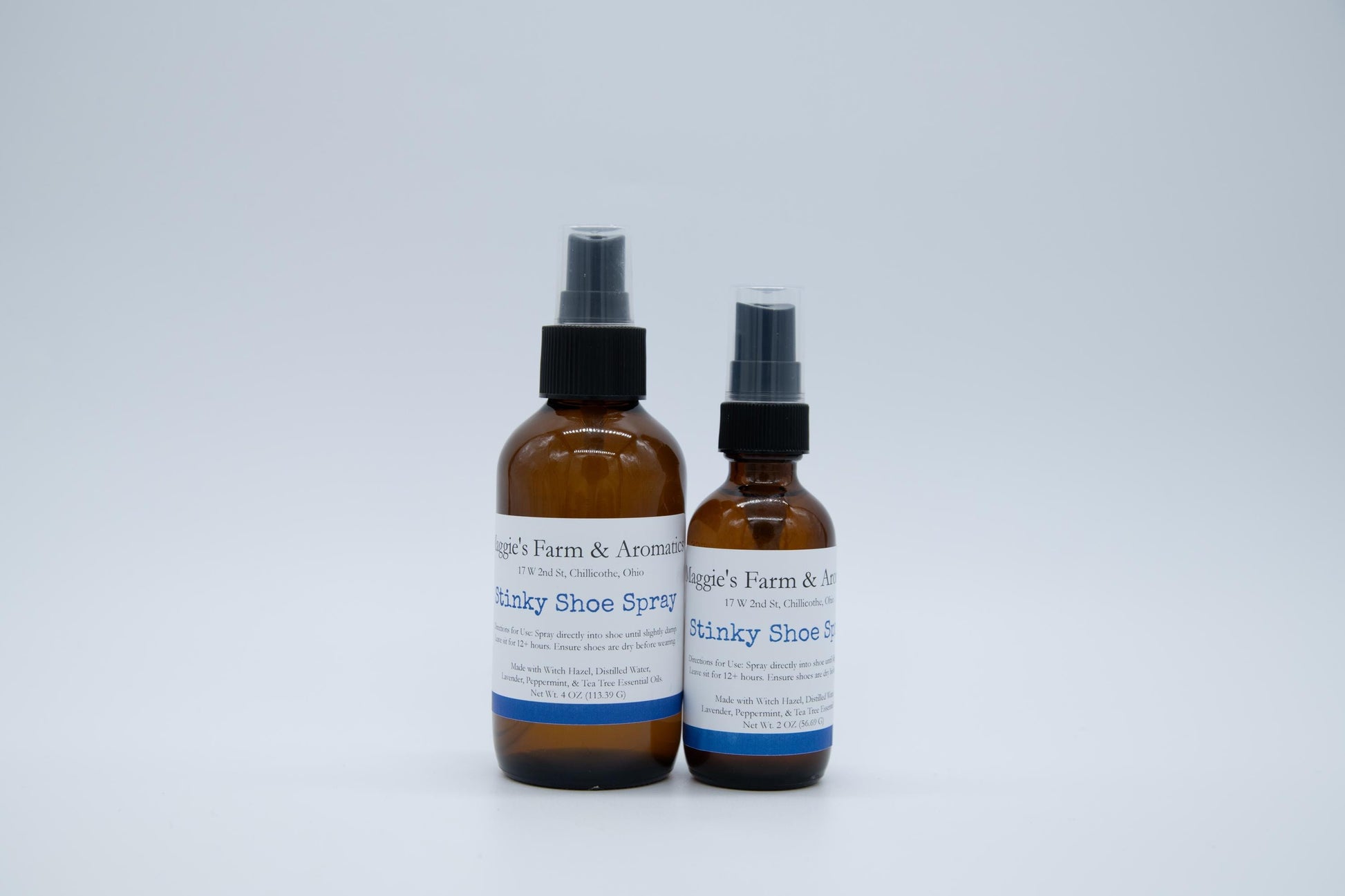 Shoe Spray product photo from Maggie's Farm & Aromatics Etsy listing
