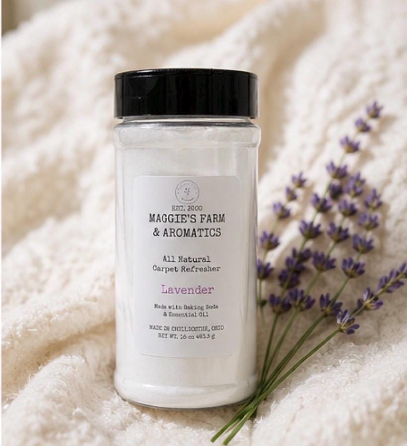 Carpet Refresher product photo from Maggie's Farm & Aromatics Etsy listing