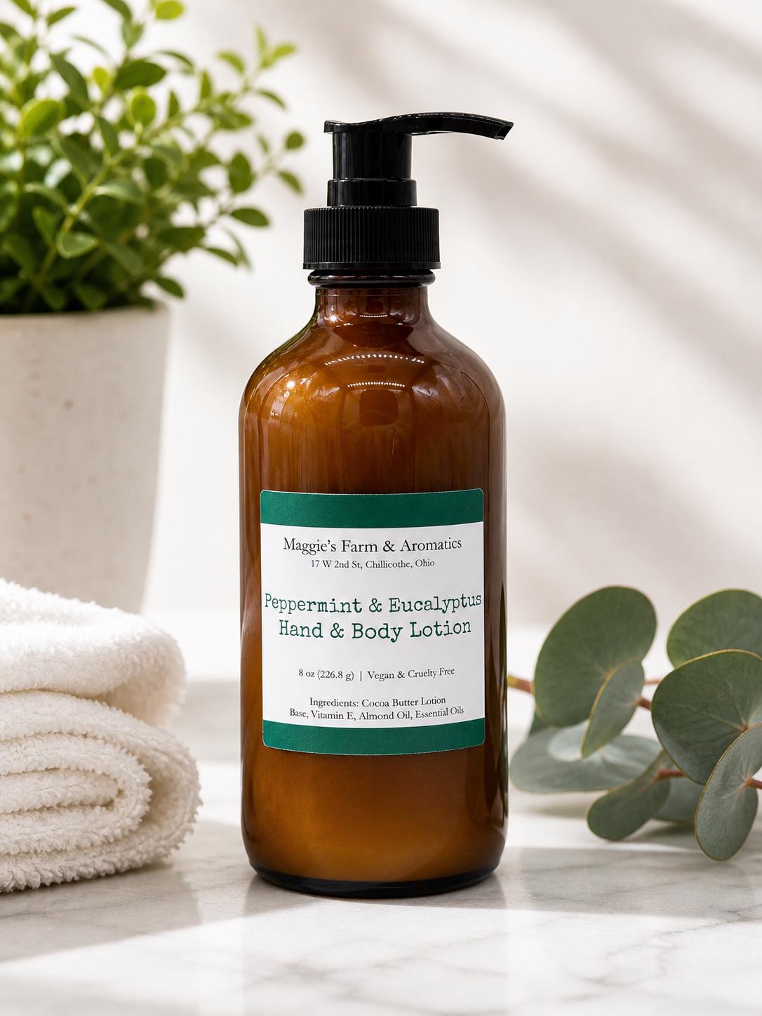 Face and Body Lotion product photo from Maggie's Farm & Aromatics Etsy listing