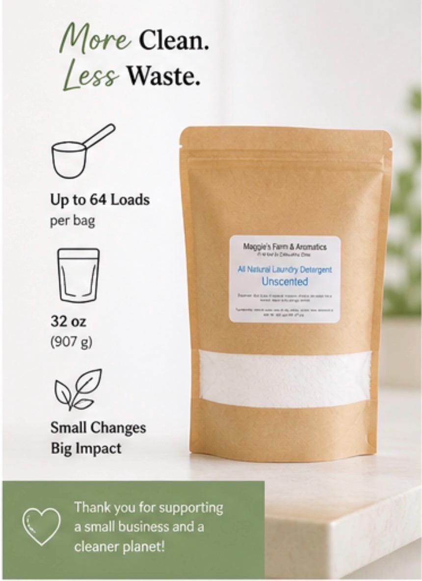 Laundry Detergent product photo from Maggie's Farm & Aromatics Etsy listing