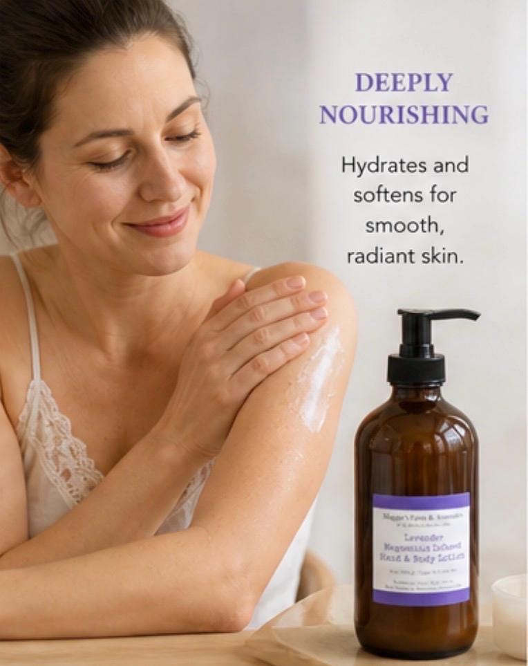 Magnesium Hand & Body Lotion product photo from Maggie's Farm & Aromatics Etsy listing