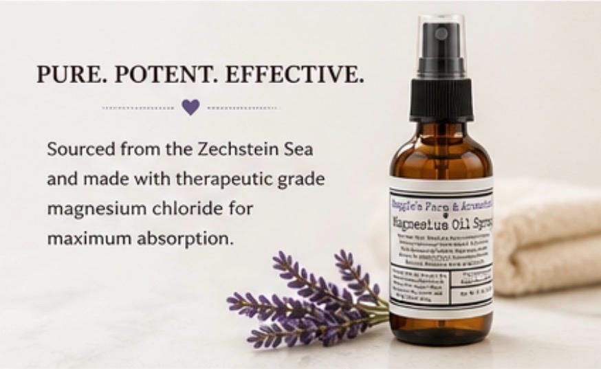 Magnesium Oil Spray product photo from Maggie's Farm & Aromatics Etsy listing