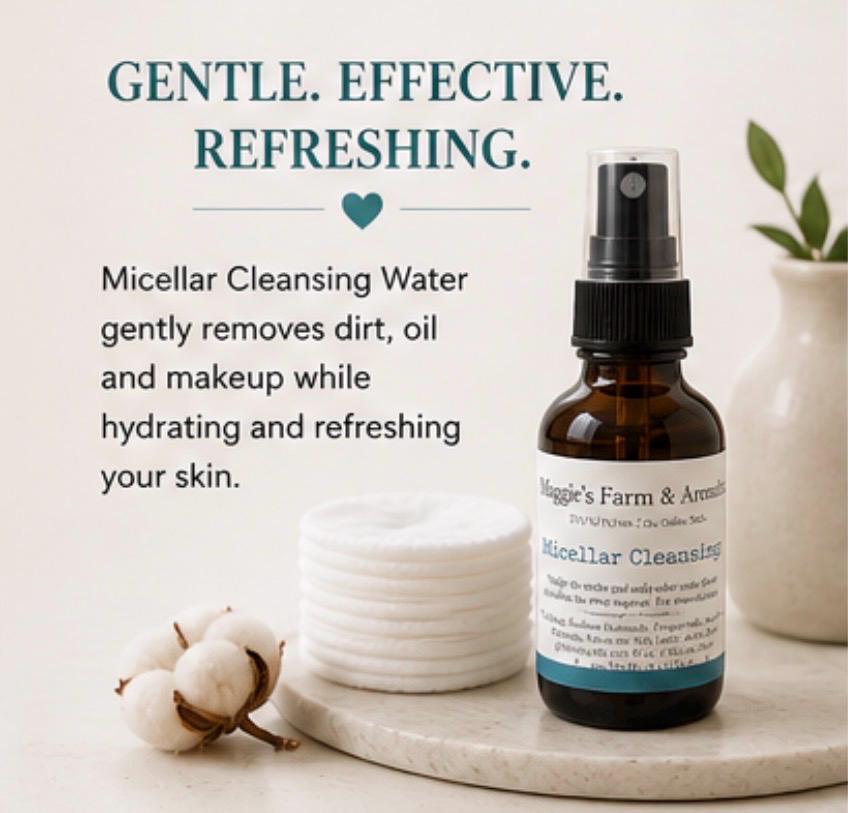 Micellar Water product photo from Maggie's Farm & Aromatics Etsy listing