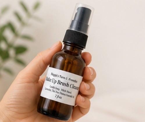 Makeup Brush Cleaner product photo from Maggie's Farm & Aromatics Etsy listing