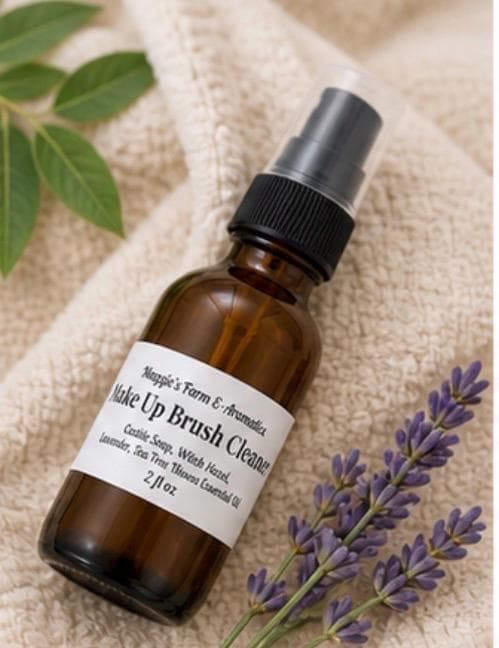 Makeup Brush Cleaner product photo from Maggie's Farm & Aromatics Etsy listing