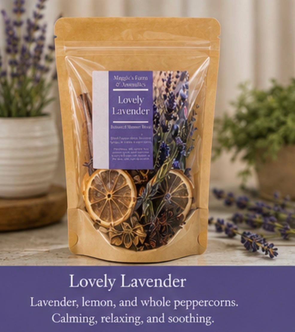 Simmer Pot Blend product photo from Maggie's Farm & Aromatics Etsy listing