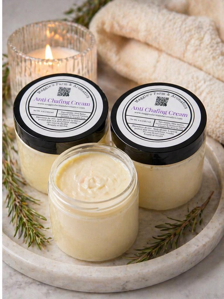 Anti-Chafing Cream product photo from Maggie's Farm & Aromatics Etsy listing