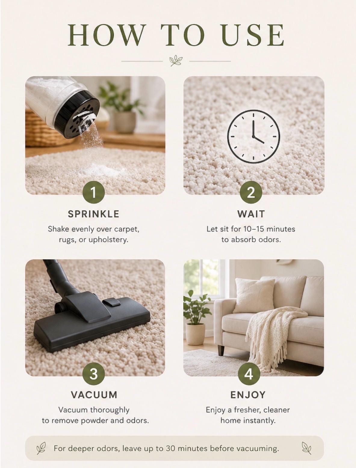 Carpet Refresher product photo from Maggie's Farm & Aromatics Etsy listing