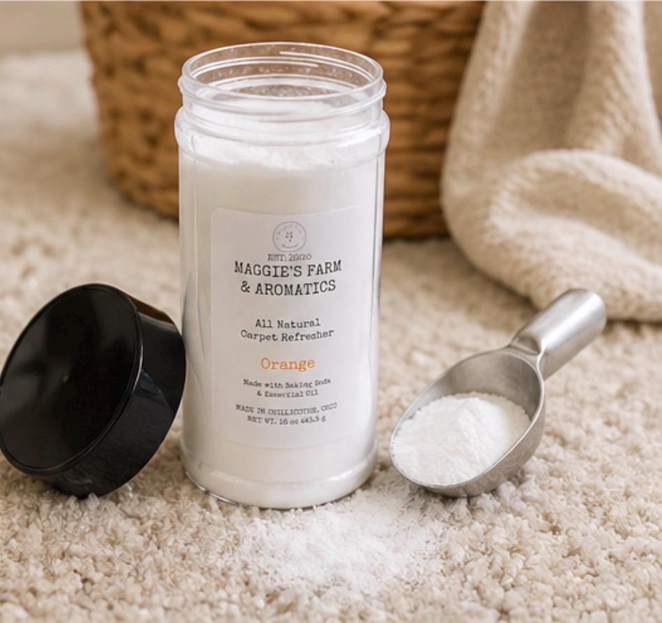 Carpet Refresher product photo from Maggie's Farm & Aromatics Etsy listing