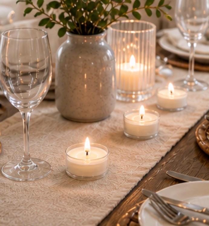 Handpoured Soy Tealight Candles, Vegan Aromatherapy Gift Set