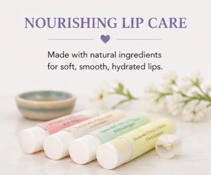 Honey Lip Balm product photo from Maggie's Farm & Aromatics Etsy listing