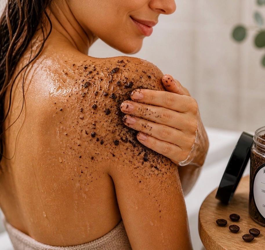 Coffee Sugar Scrub product photo from Maggie's Farm & Aromatics Etsy listing