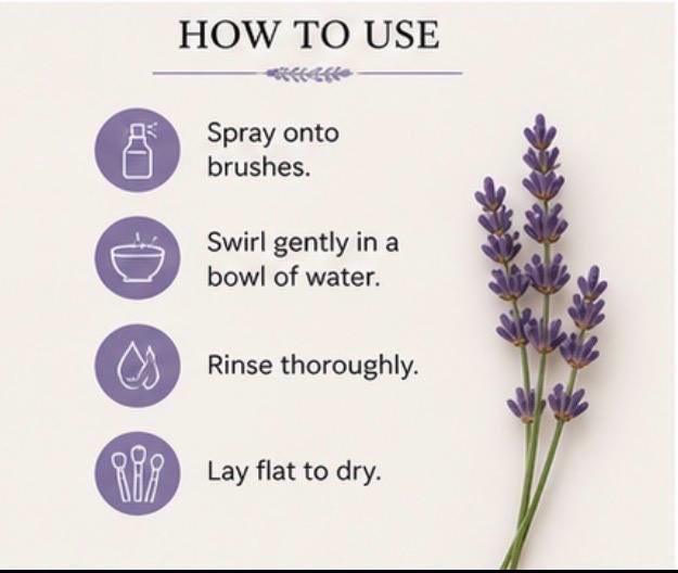 Makeup Brush Cleaner product photo from Maggie's Farm & Aromatics Etsy listing