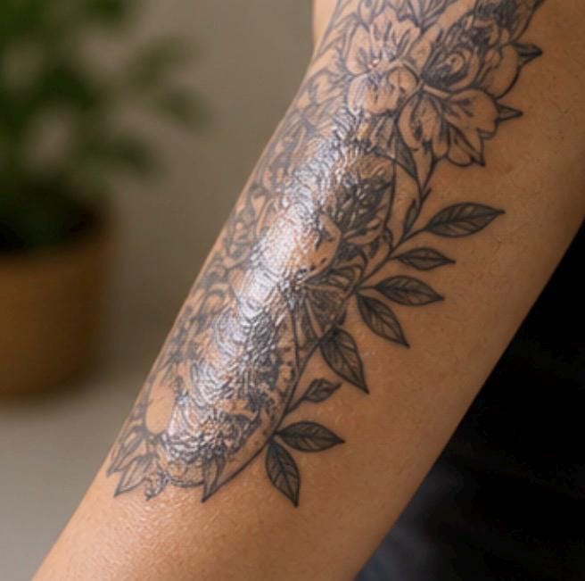 Tattoo Care Balm product photo from Maggie's Farm & Aromatics Etsy listing