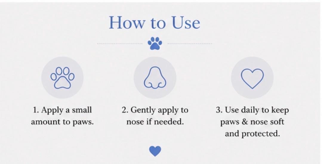 FurFolk Paw and Nose Balm product photo from Maggie's Farm & Aromatics Etsy listing