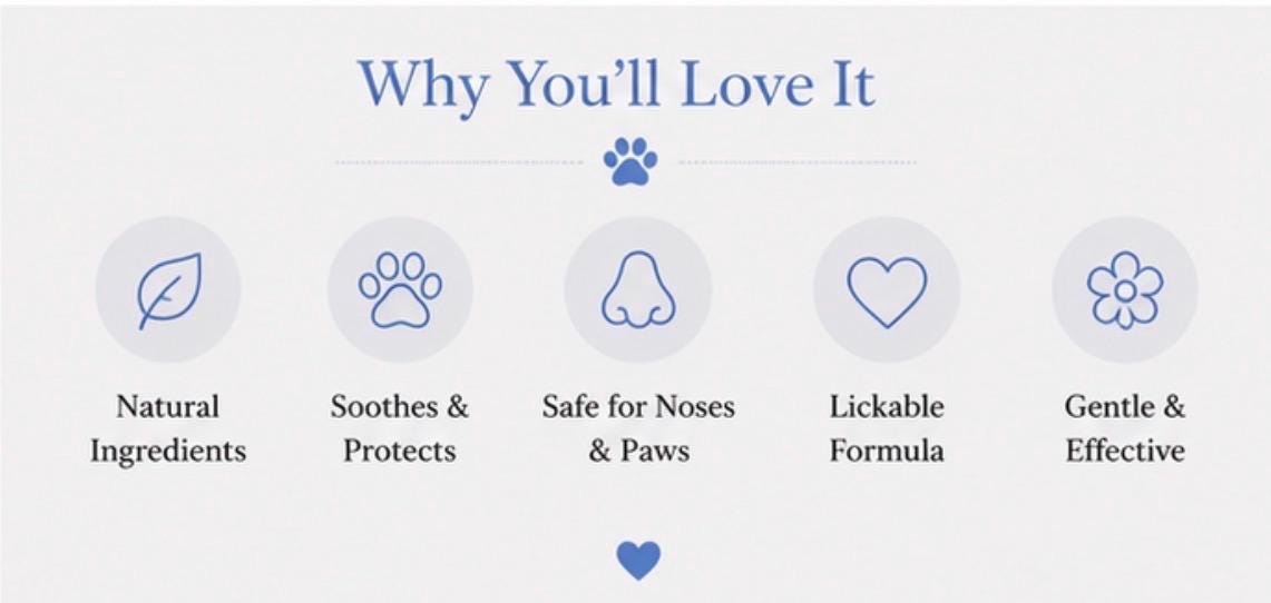 FurFolk Paw and Nose Balm product photo from Maggie's Farm & Aromatics Etsy listing