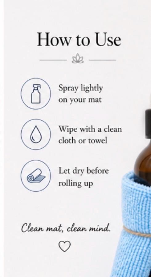 Yoga Mat Cleaner product photo from Maggie's Farm & Aromatics Etsy listing