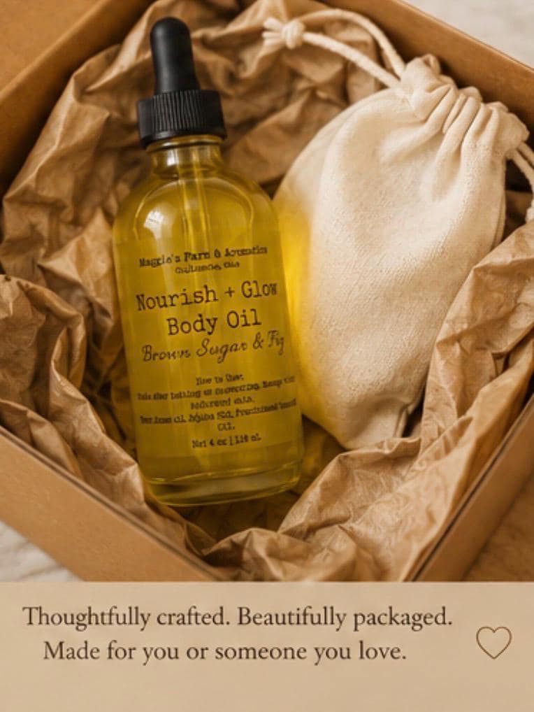 Body Oil product photo from Maggie's Farm & Aromatics Etsy listing