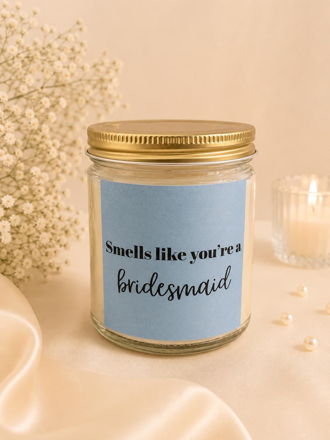 Bridesmaid Candle additional product photo from Etsy